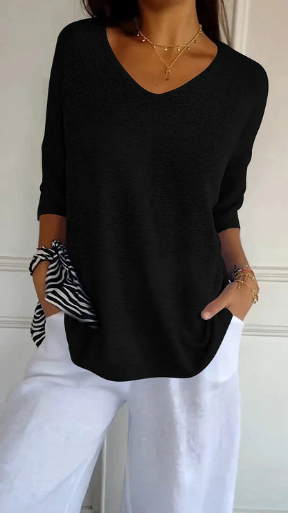 Women's Knitted Vest V-Neck Comfortable Elegant
