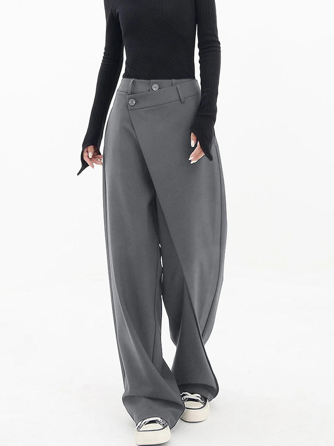 Comfortable High-Waisted Women's Trousers