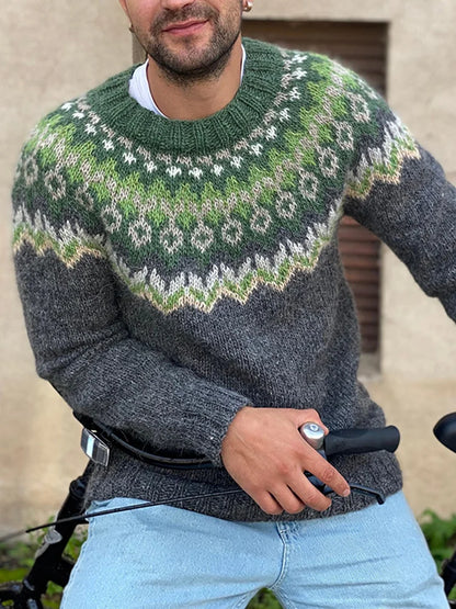 Men's Modern Crew Neck Sweater