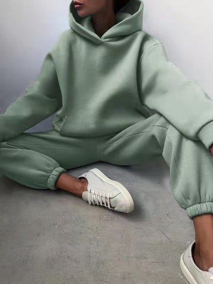 Fashionable Two-Piece Hoodie Casual Chic