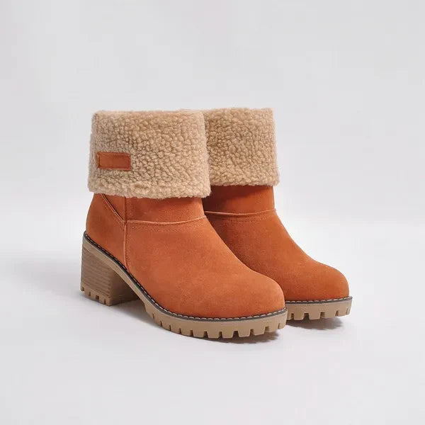 Women's Waterproof Soft Wool-Lined Boots