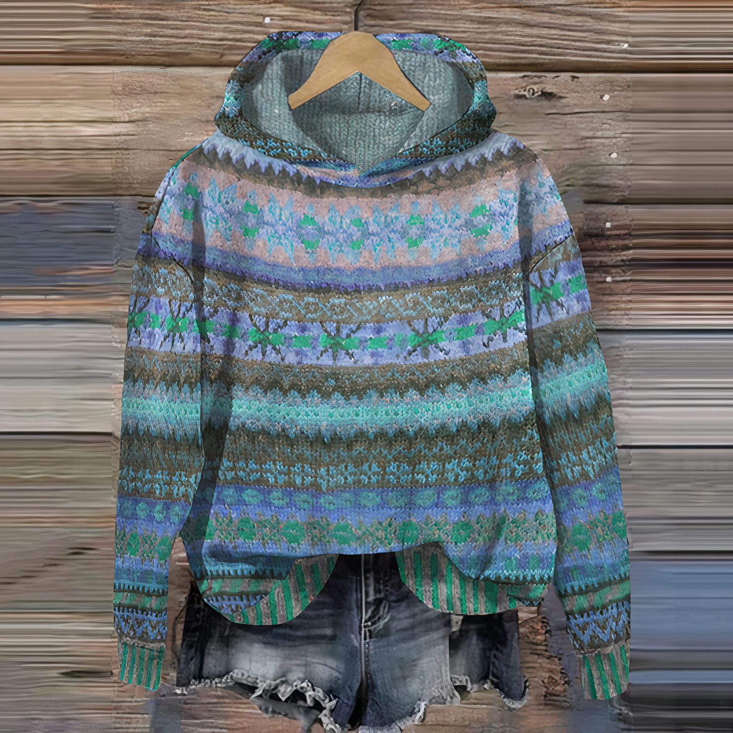 Stylish 3D Print Hoodie Comfortable Oversized Pullover
