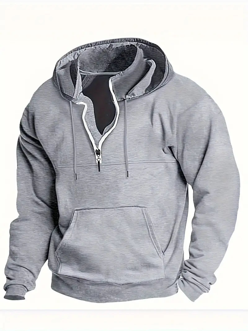 Casual Men's Quarter-Zip Pullover