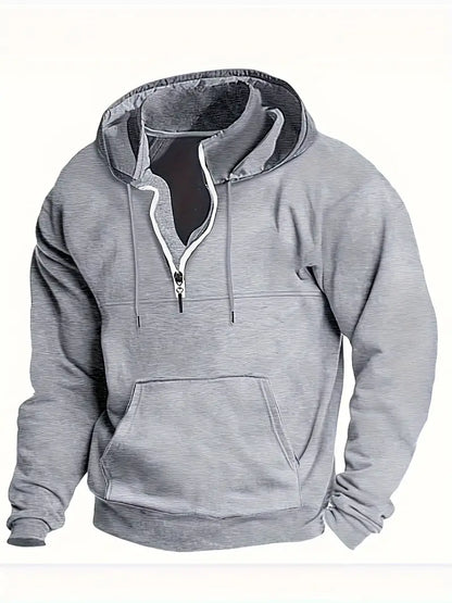 Casual Men's Quarter-Zip Pullover