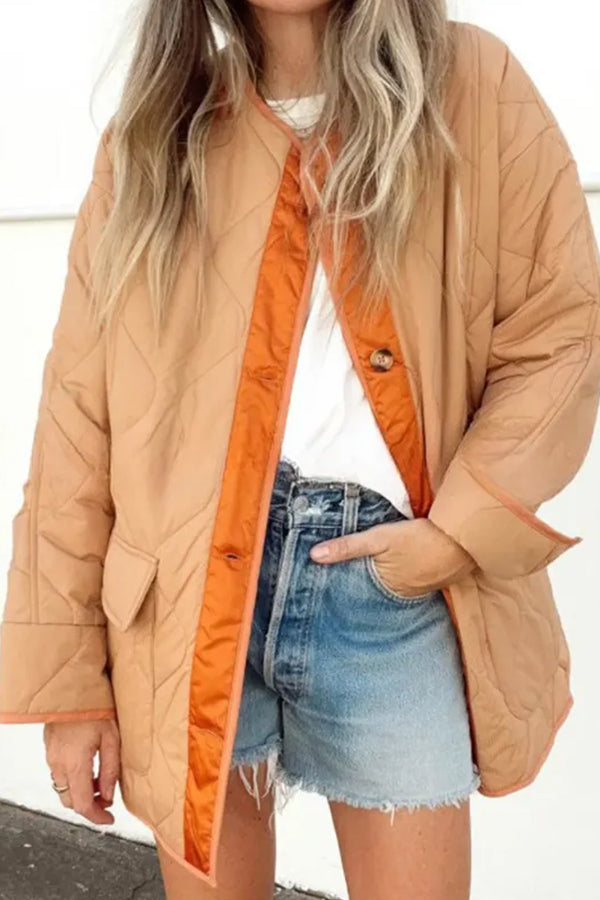 Comfortable Cotton Jacket Colorful With Pocket