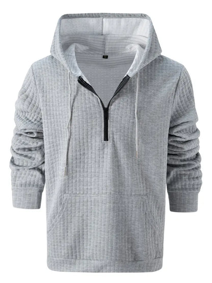 Men's Lightweight Waffle Hoodie Sporty