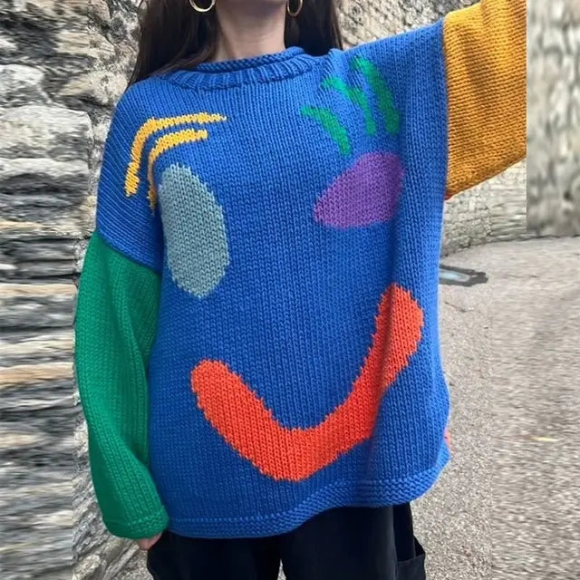 Boho Style Cozy Pullover