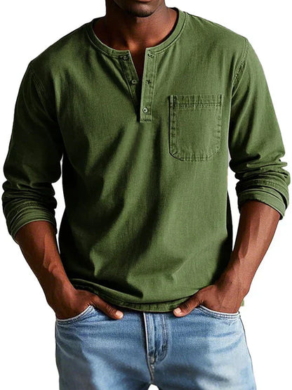 Men's Long-Sleeve Casual Shirt