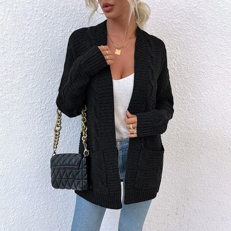 Cozy Cardigan Open Front Loose Fit