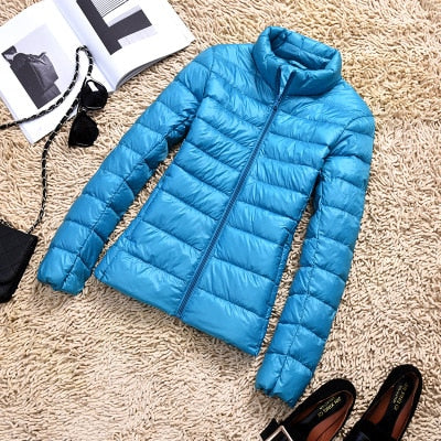 Hooded Puffer Coat Warm Cozy
