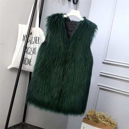 Women's Faux Fur Vest Oversized Stylish
