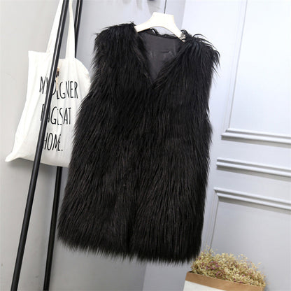Women's Faux Fur Vest Oversized Stylish