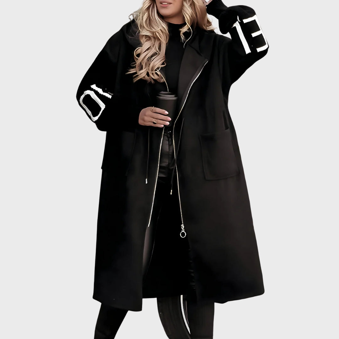 Hooded Cardigan Women Knit Sleeves Warm