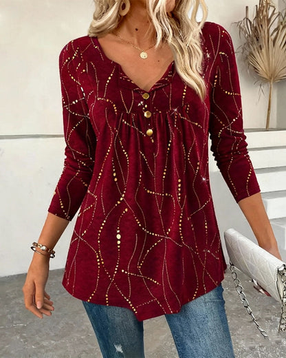 Women's Modern V-Neck Dress