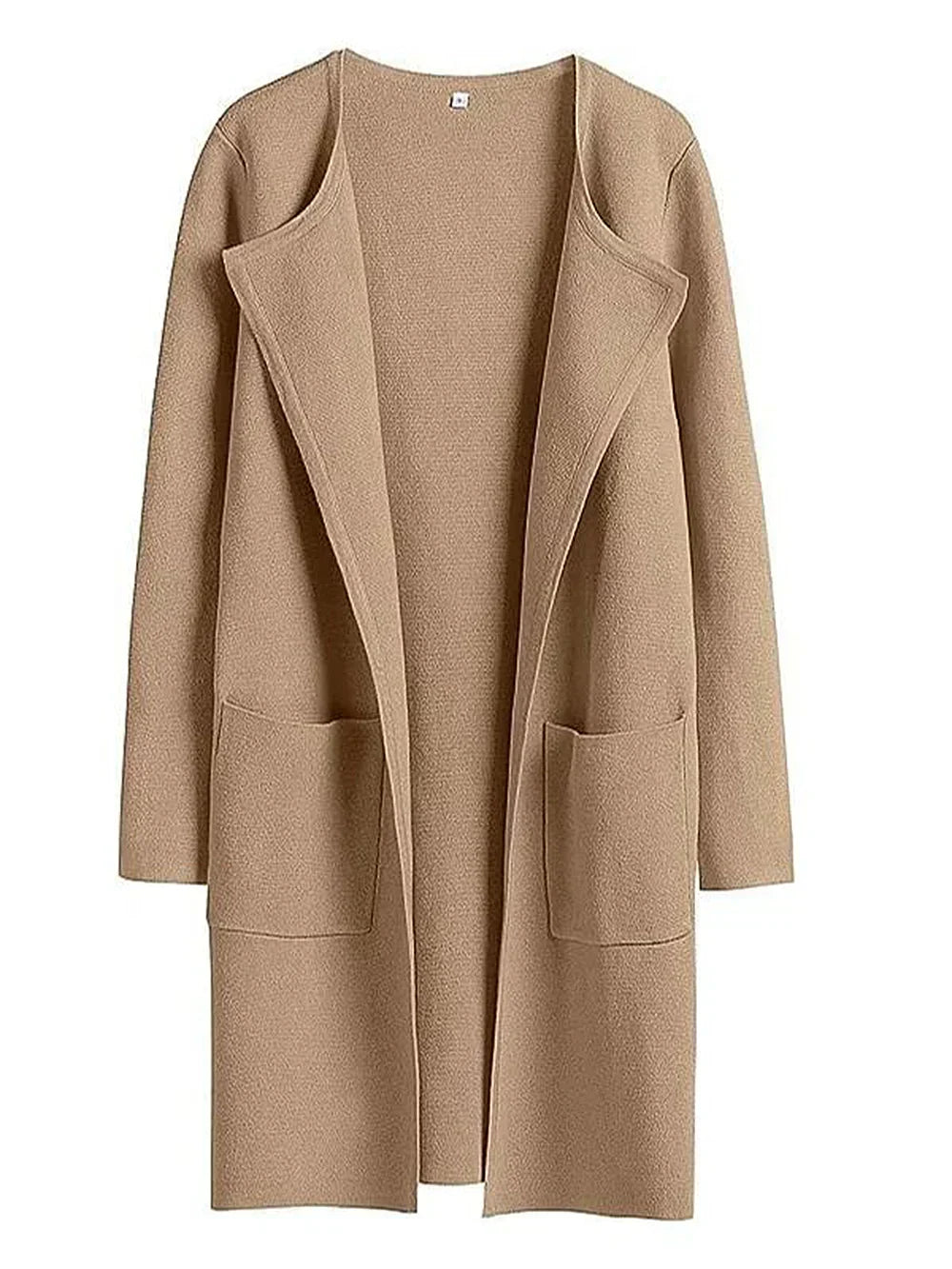 Women's Coat Knee-Length Loose Fit