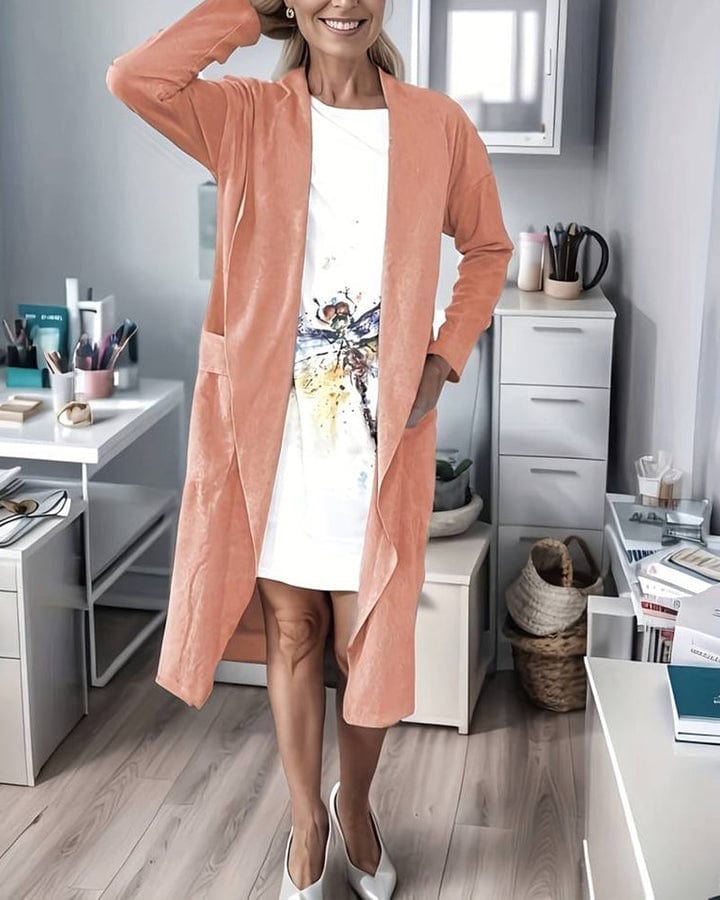Long Winter Coat Casual Chic