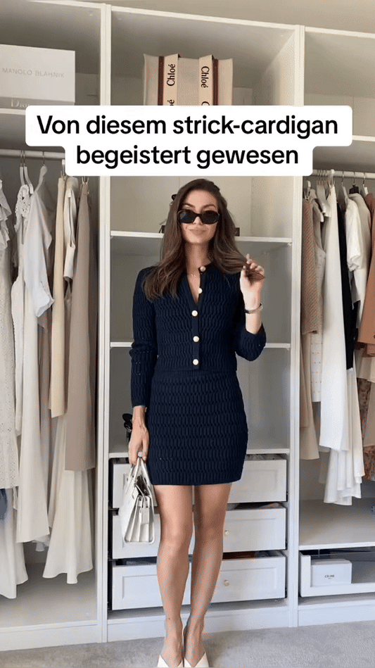 Damenschal Strickjacke Elegantes Design - IdealeKleiden