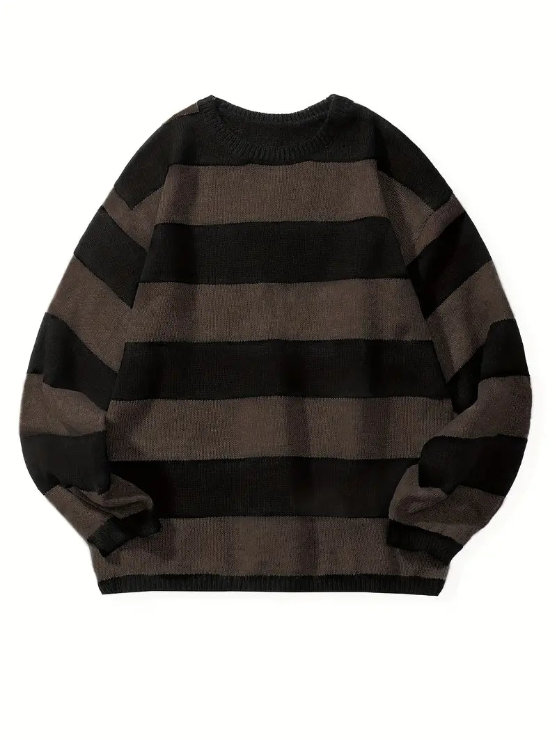 Men's Striped Retro Style Pullover