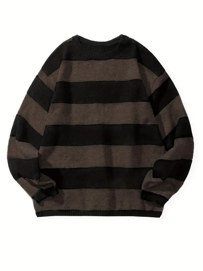 Men's Striped Retro Style Pullover