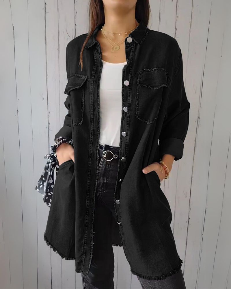 Comfortable Denim Jacket Modern Style
