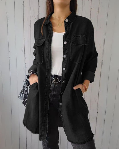 Comfortable Denim Jacket Modern Style