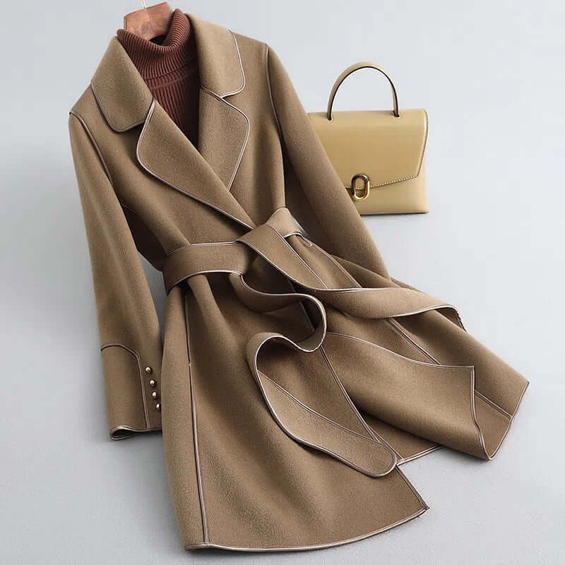 Women's Long Elegant Wool Winter Coat