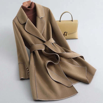 Women's Long Elegant Wool Winter Coat