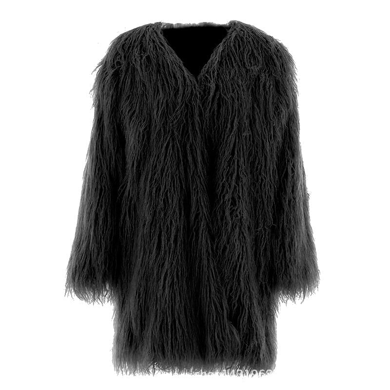 Women's Winter Coat Soft Fluffy Long