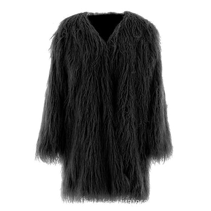 Women's Winter Coat Soft Fluffy Long