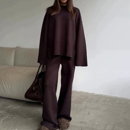 Damenschuhe sind nicht vorhanden, also: Strickanzug Damen Elegant Komfort