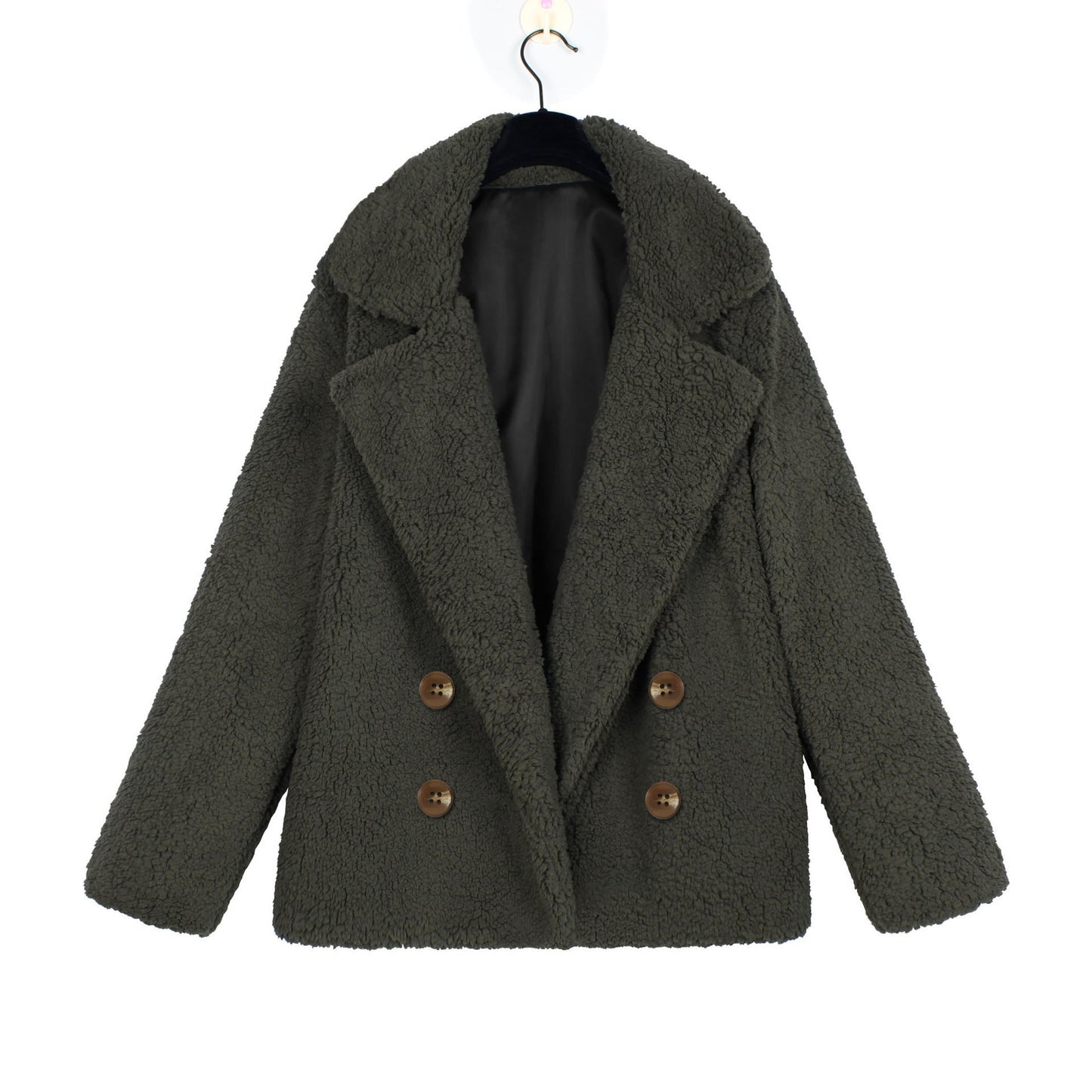 Women's Bouclé Jacket Soft Double-breasted Elegant
