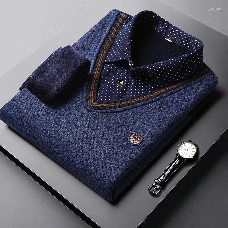 Herren Pullover Polo Style - IdealeKleiden