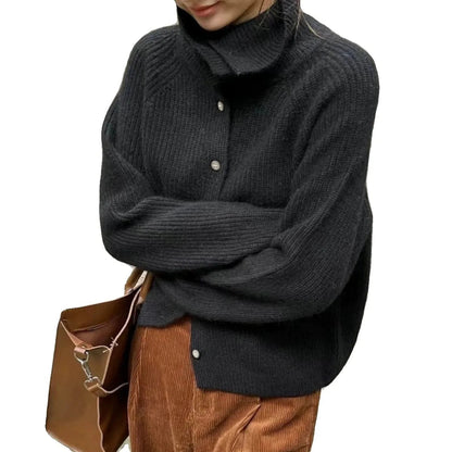 Women's Scarf-Sweater Turtleneck Style