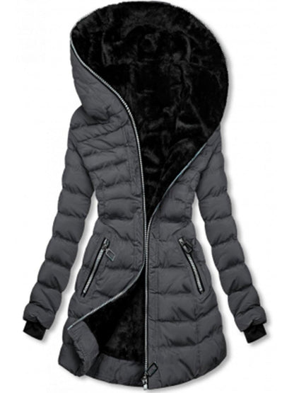 Winter Jacket Padded Warm Plush Lining