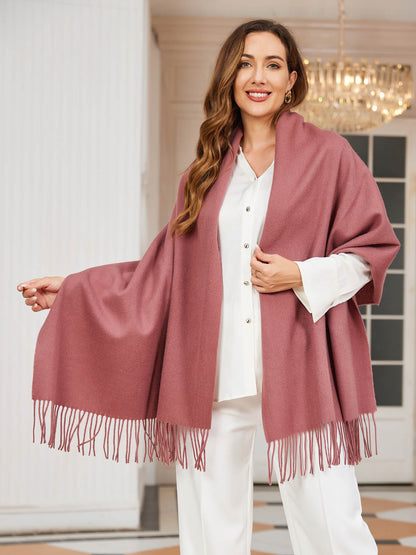 Elegant Wool Scarf Women Luxury