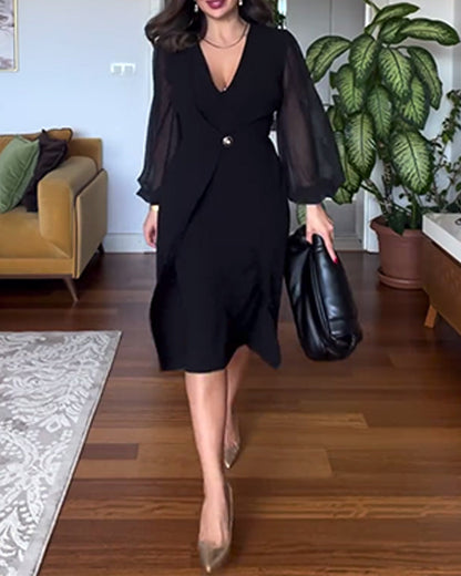 Elegant Evening Dresses V-Neck Off-the-Shoulder