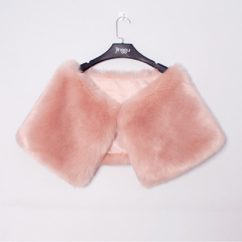 Women's Fur Cape Elegant Soft Voluminous