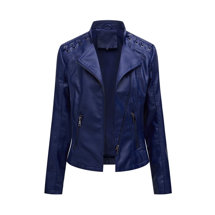 Soft Leather Jacket Lambskin Look