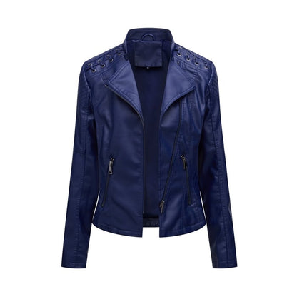 Soft Leather Jacket Lambskin Look