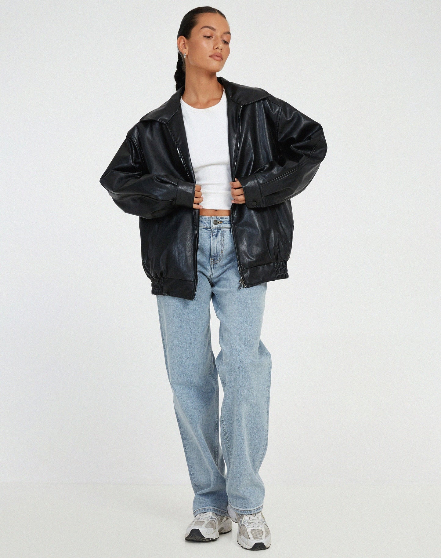 Cavita PU Leather Jacket Modern Warm