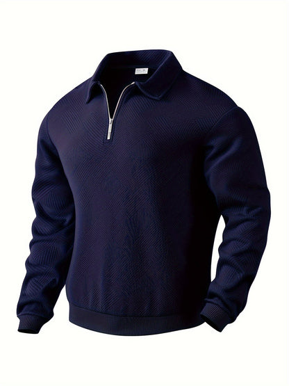 Men's Pullover 1/4 Zip Modern Style