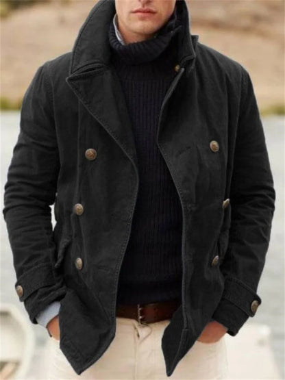 Classic Knotted Coat Vintage Style
