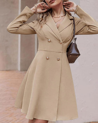 Elegant Summer Dress With Buttons