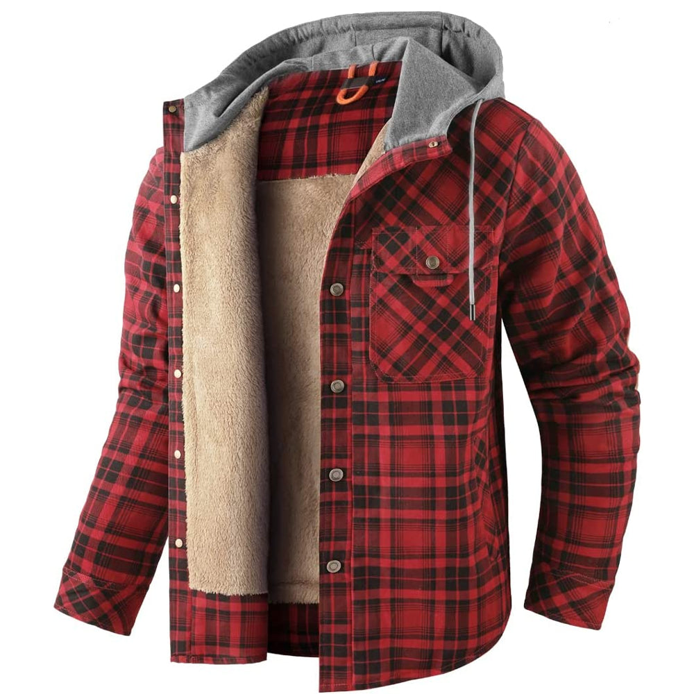 Elegant women's jacket in wood look, comfortable & durable
