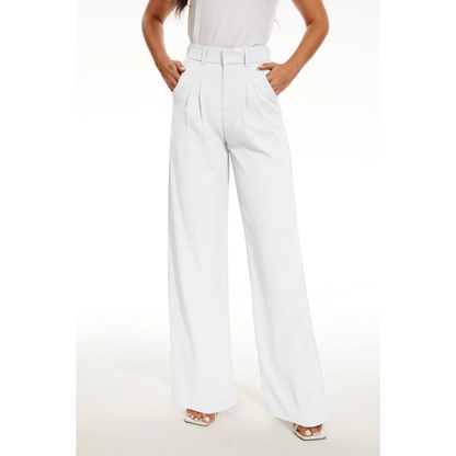 Women's High-Waisted Comfort Fit Trousers