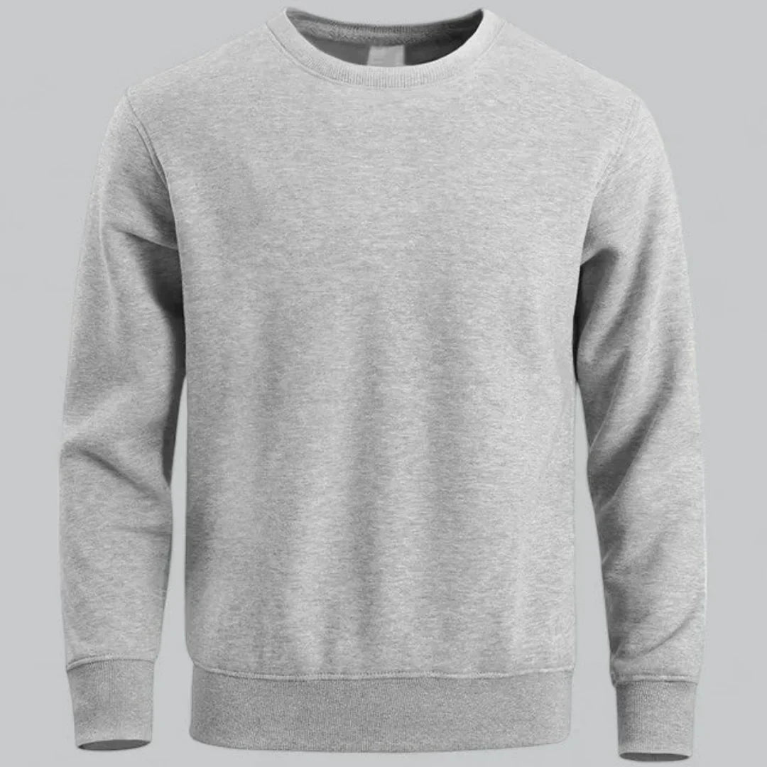 Herren Sweatshirt Rundhals Langer Ärmel Casual - IdealeKleiden