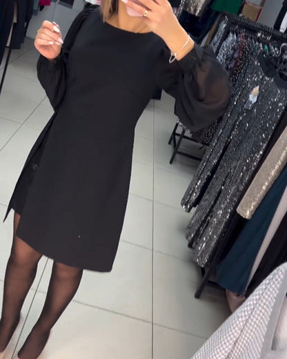Elegant Women's Solid Color Dress