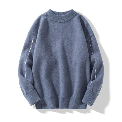 Stilvolle Strickpullover mit Stehkragen