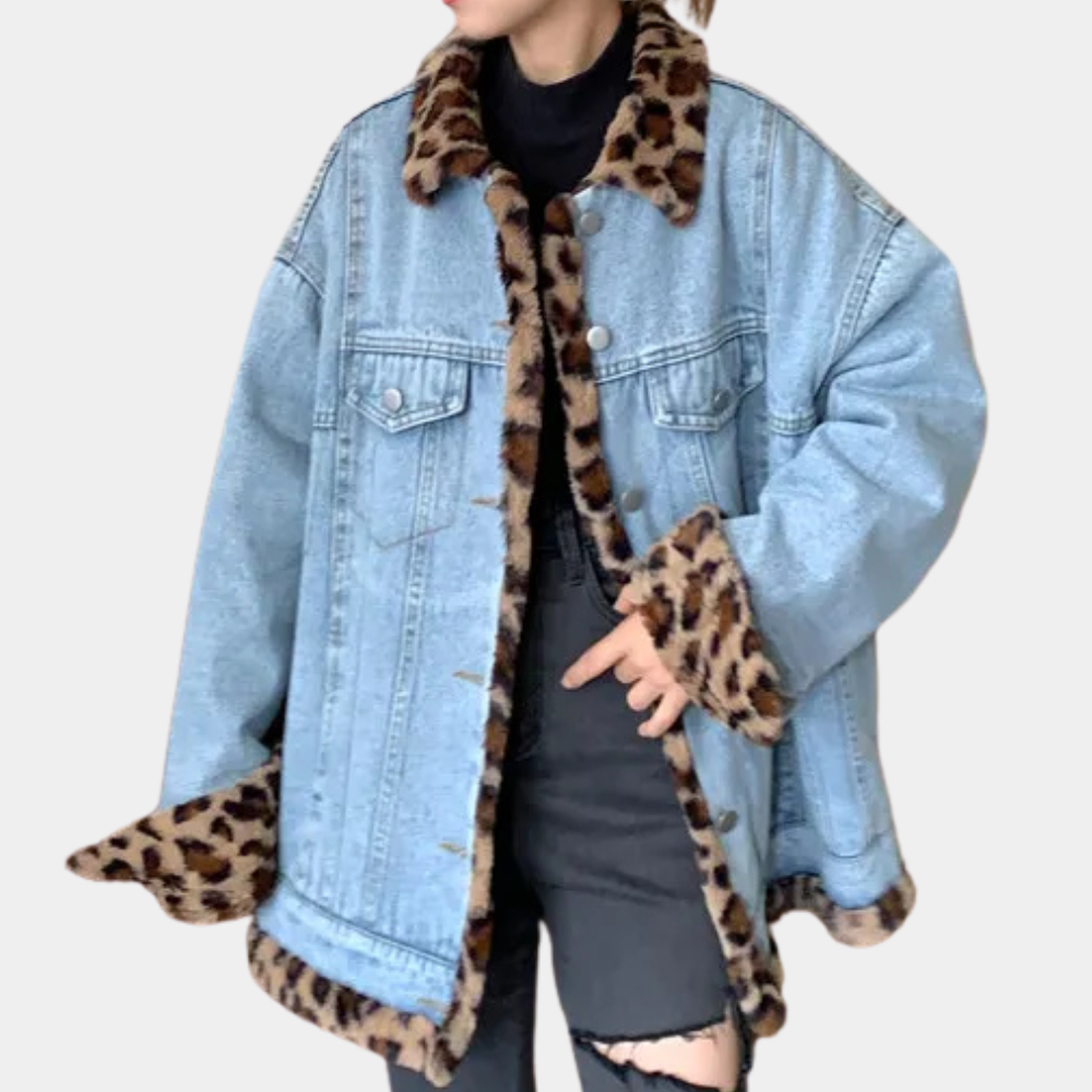 Modische Denimjacke Damen Herbst Trend - IdealeKleiden