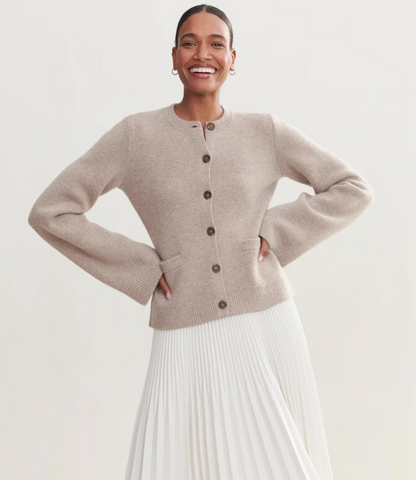 Luxury Cardigan Elegant Knitwear